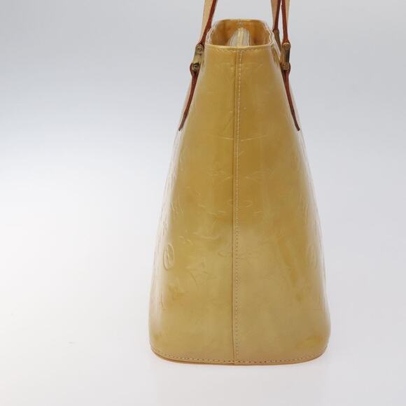 LOUIS VUITTON Monogram Vernis Houston Hand Bag Beige M91004 - Picture 4 of 13